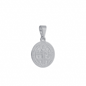 Pingente Ródio Medalha De São Jorge