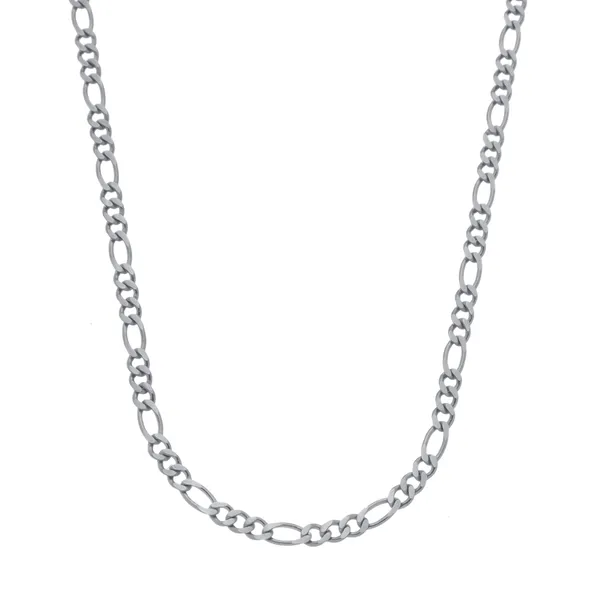 Corrente Ródio Masculina Elo 3 Por 1 - 4mm